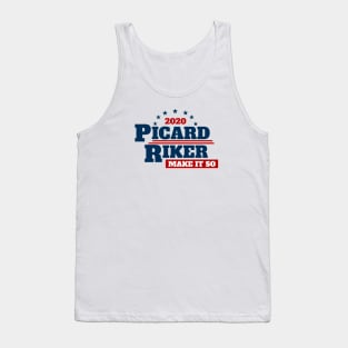 Picard 2020 Parody Campaign Sticker Tank Top